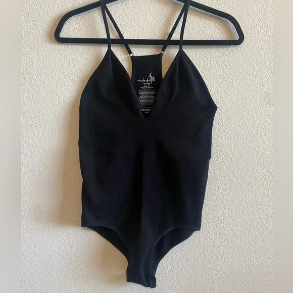 FREE PEOPLE Intimately Black Bodysuit M/L - Picture 3 of 5